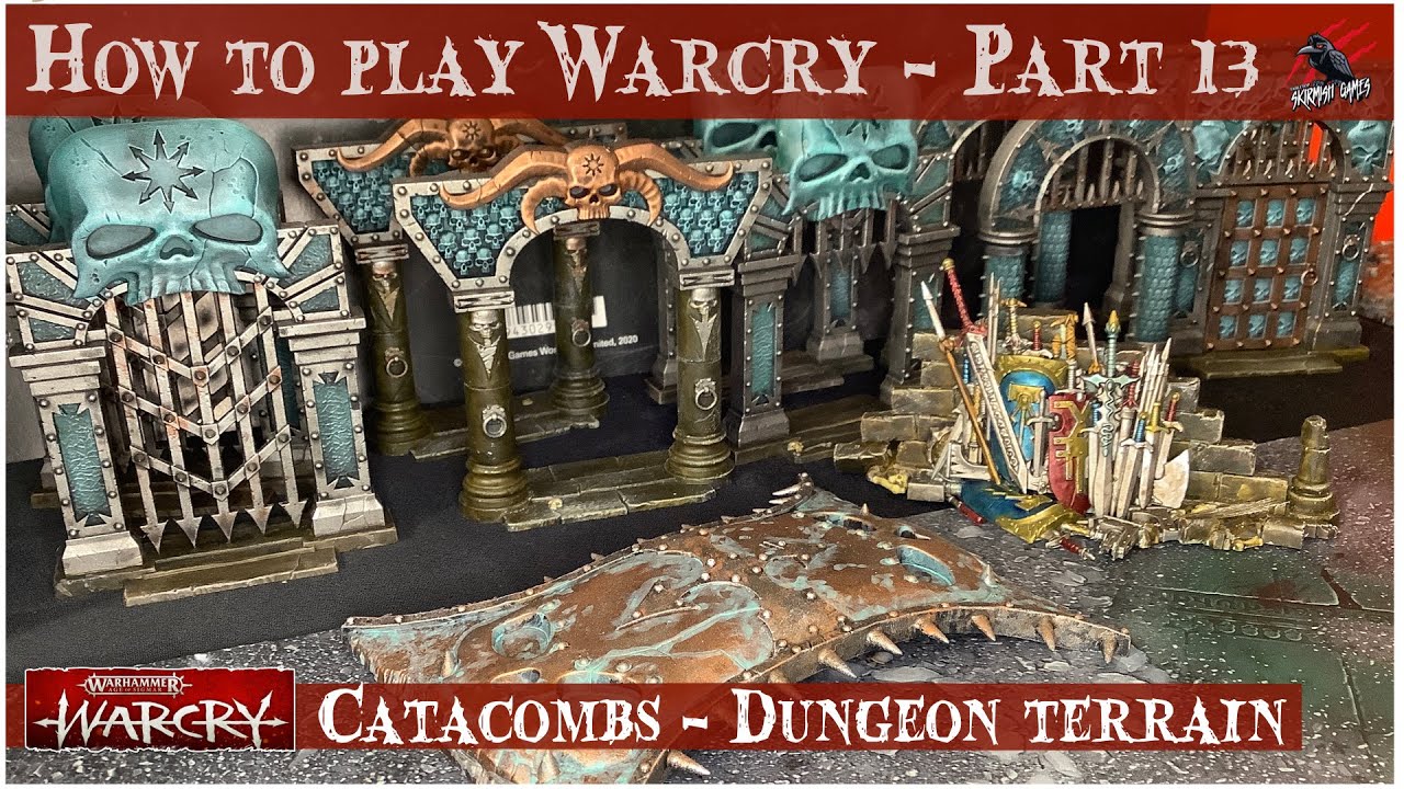 HOW TO PLAY WARCRY - PART 13 CATACOMBS DUNGEON TERRAIN RULES - Warhammer Warcry Catacombs Core Rules