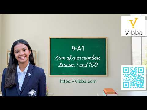 Sum of Even Numbers from 1 to 100 in Seconds!
