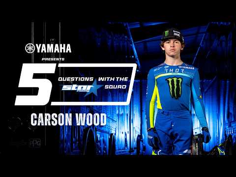 5 Questions with Carson Wood | #Yamaha Star Racing