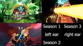 Amphibia Season 1-3 Theme Songs Leftright Ear Comparison True Colors Spoiler