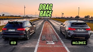 Audi S3 Vs BMW M135i: Drag Race