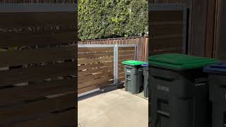 Composite Wood Swing Gate Installation | Iron Master Gates & Fencing