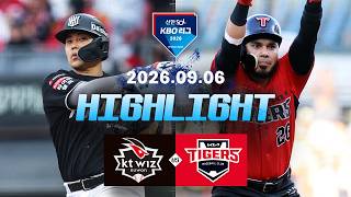 KBO KT 위즈 3-8 KIA 타이거스 하이라이트