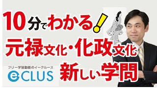 7．元禄文化・化政文化・新しい学問 | 中学生向けフリー学習動画の