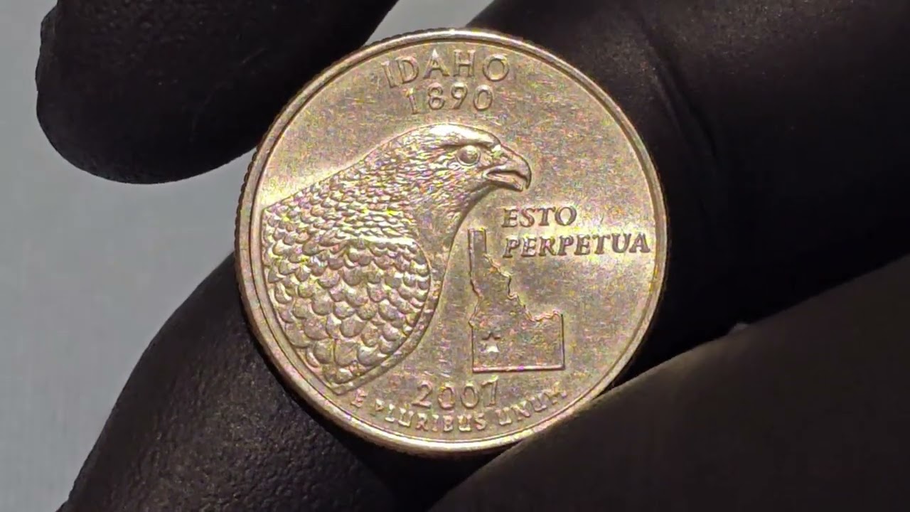 2007 IDAHO 1890 QUARTER DOLLAR COIN || AMERICA 