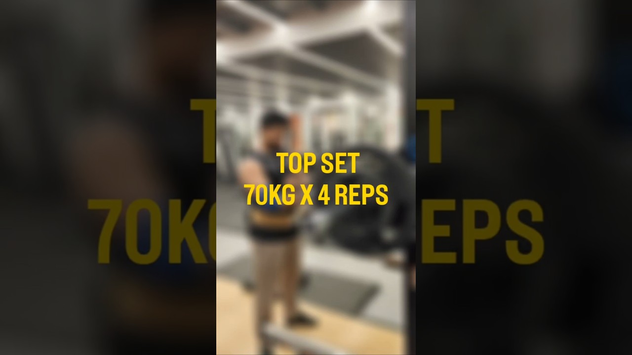 Strict Press Top Set: 70kg x 4 Reps | Strength Phase 2