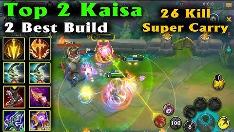 Kaisa Wildrift Tốc chiến | 2 Build được ưa chuộng nhất ở Top Rank China có sức mạnh như thế nào?