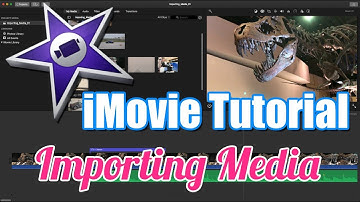 iMovie Tutorial 2018 - Importing Media Pictures Video Audio