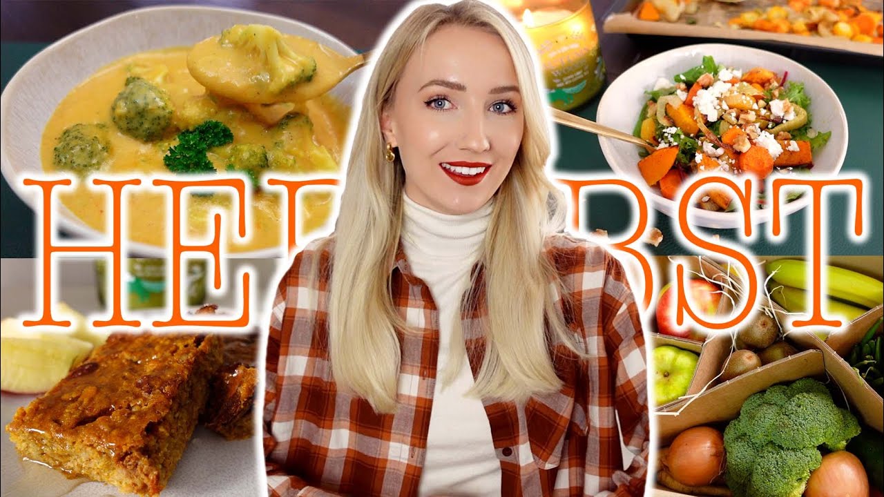 5 vegetarische HERBST REZEPTE - Frühstück bis Abendessen! Gesund, einfach und lecker!