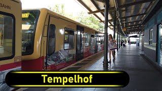 S-Bahn Station Tempelhof - Berlin 🇩🇪 - Walkthrough 🚶