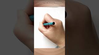 how to draw anime girl wearing cute hat half face #drawsoeasyanime #fyp #matngot #hottrend