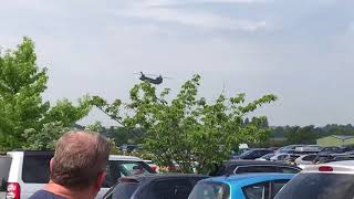 RAF Cosford airshow Chinook practice
