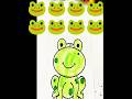 Cute Green Frog Coloring 🐸💚 | Relaxing & Satisfying Art #Shorts