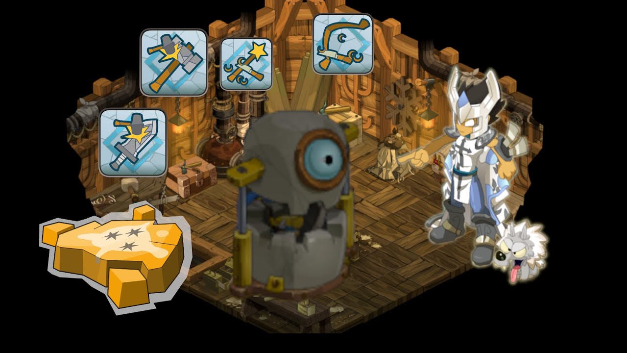 Dofus Leveling Carver and Smith to 200 + Crushing for runes English