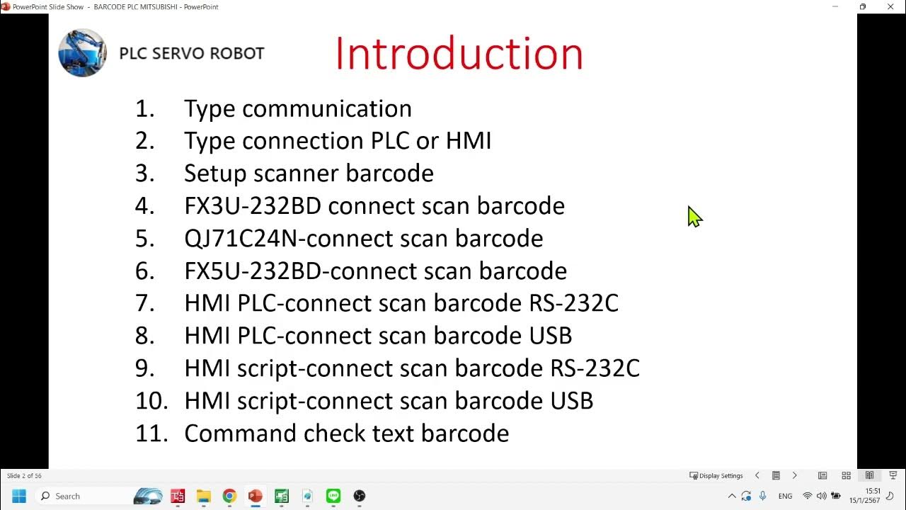 plc mitsubishi connect scanner barcode YouTube