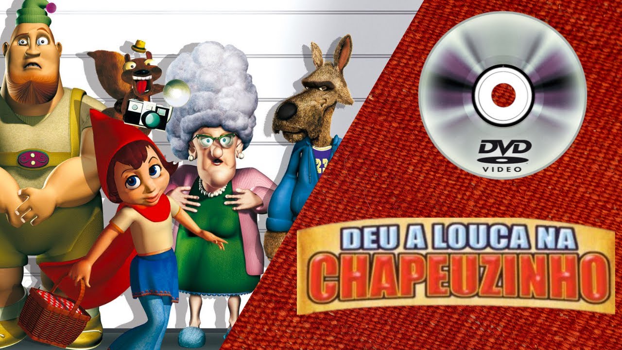 DEU A LOUCA NA CHAPEUZINHO DVD + MENU + SINOPSE