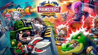 🐹 Hamsters vs Aliens 👽 - Hámsters: PVP Lucha por la Libertad Gameplay (Android/iOS) screenshot 1