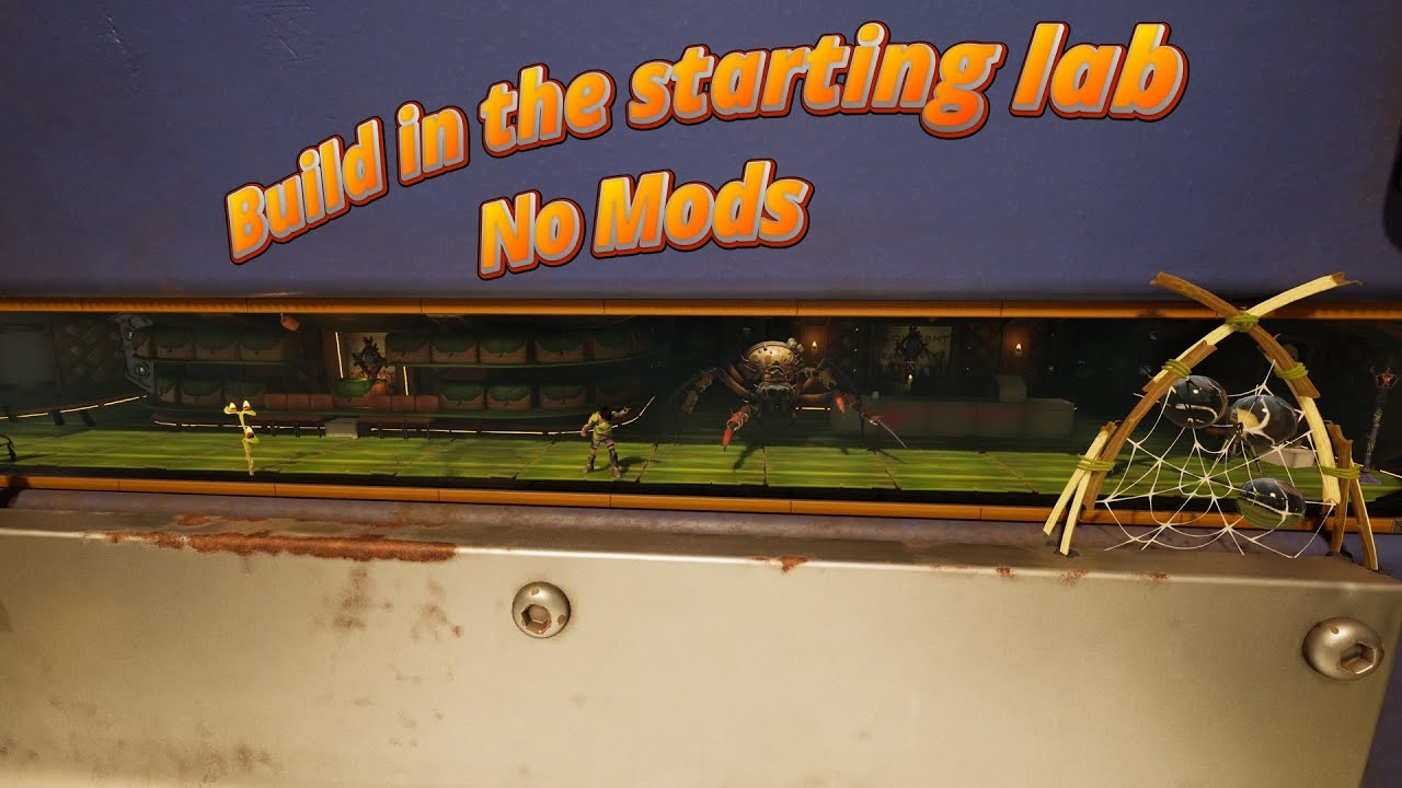 Building in the starting lab area | Grounded 2