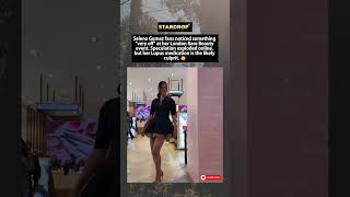 "Selena Gomez" London Appearance Sparks Plastic Surgery and Ozempic Rumors🤔#shorts #selenagomez