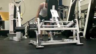 Static Contraction - Shrug Machine - 525lbs  - 5 second hold - Static partial Rep