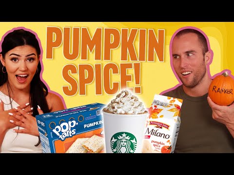 Ranking And TRYING The Best Pumpkin Spice Products Of All Time!