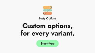 Zesty Options - A Shopify custom options app introduction screenshot 4