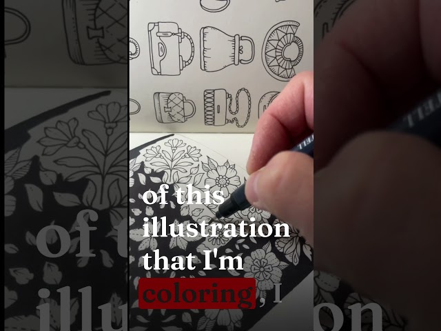 Don’t Play the “Gothic” Drinking Game During My "Inklings" Coloring Video! 😜