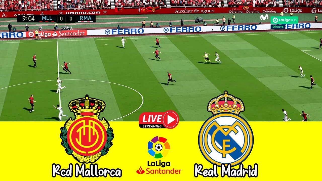 Mallorca Vs Real Madrid LIVE La Liga Santander 22/23 Match 20 Full
