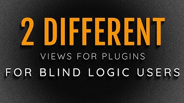 The Two Different Views For Plug Ins In Logic Pro