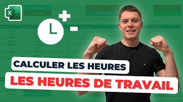 Comment calculer les heures de travail et supplémentaires sur Excel ? (Planning hebdomadaire)