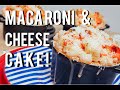 How To Make MACARONI AND CHEESE...out of CAKE!! Orange velvet cake and cream cheese frosting!