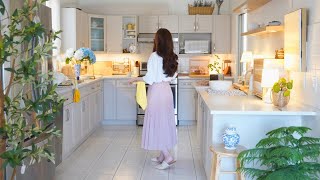 Coming Home to Quiet | Summer Home Reset, Zucchini & Tomato Pasta | No Talking Vlog