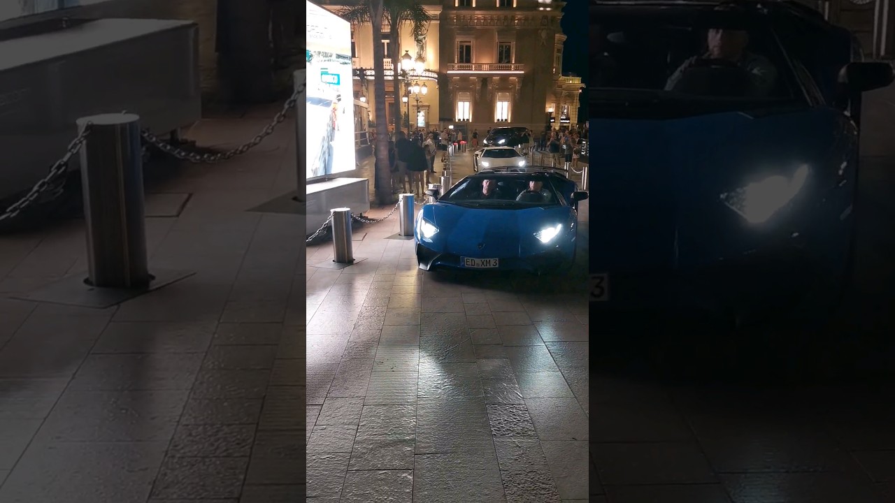 Lamborghini Aventador duo in Monaco! 🤩 Novitec SV + S