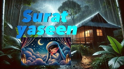“سورة يس: تلاوة هادئة أثناء هطول المطر في غابة هادئة”Surat yaseen in rain for sleep🌧️🏕️