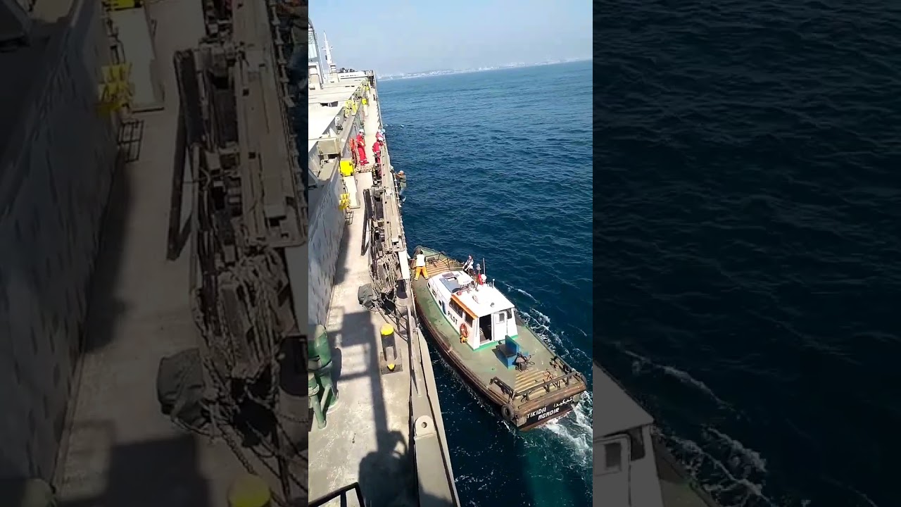 Pilot boarding / Приём лоцмана в п. Агадир 