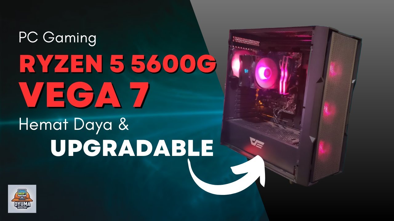 Rakit PC iGPU, Ryzen 5 5600G ! Hemat Daya & Upgradable | RacikPC#5
