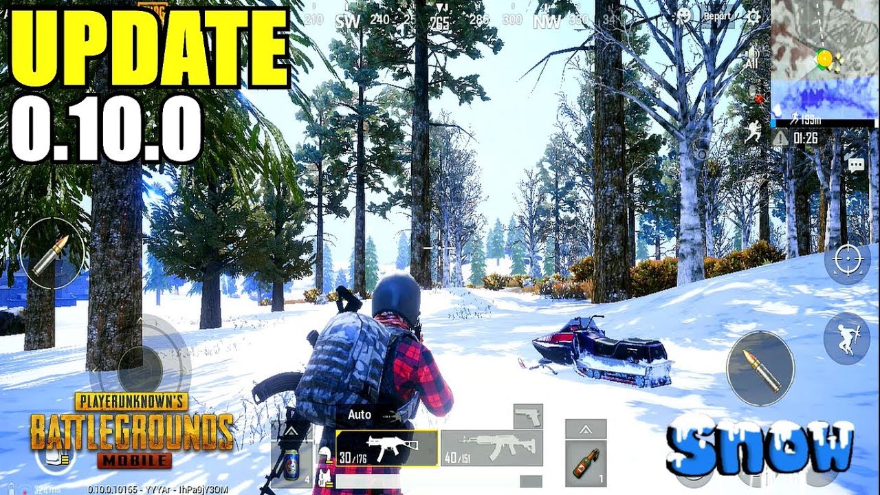 PUBG MOBILE I UPDATE 0.10 BETA I NEW Vikendi Snow map Global Version  (Android) HD - 