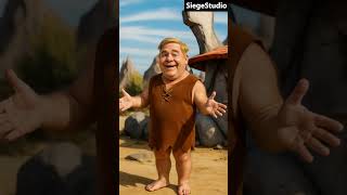 The Flintstones in REAL LIFE?! | AI Brings Prehistoric Legends to Life!#aiart  #animation