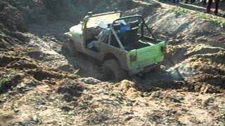 22 Internationales Jeep Treffen Schellert Schlammloch Mit Kreuzgelenkbruch