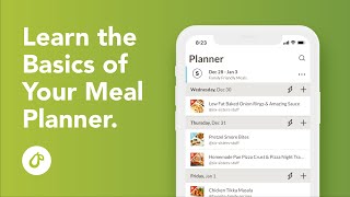 The basics of the meal planner in the mobile Prepear App screenshot 4