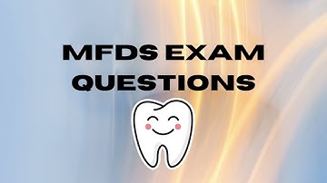 MFDS (Part 1) exam Questions & Answers