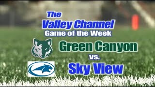 Green Canyon High School at Sky View High School football game 10-8-21
