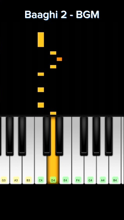 Baaghi 2 - BGM | Easy Piano Tutorial |