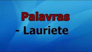 Palavras l Lauriete ( COVER By: Davy Klaus)