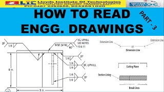 HOW TO READ ENGINEERING DRAWINGS - PART 3 -