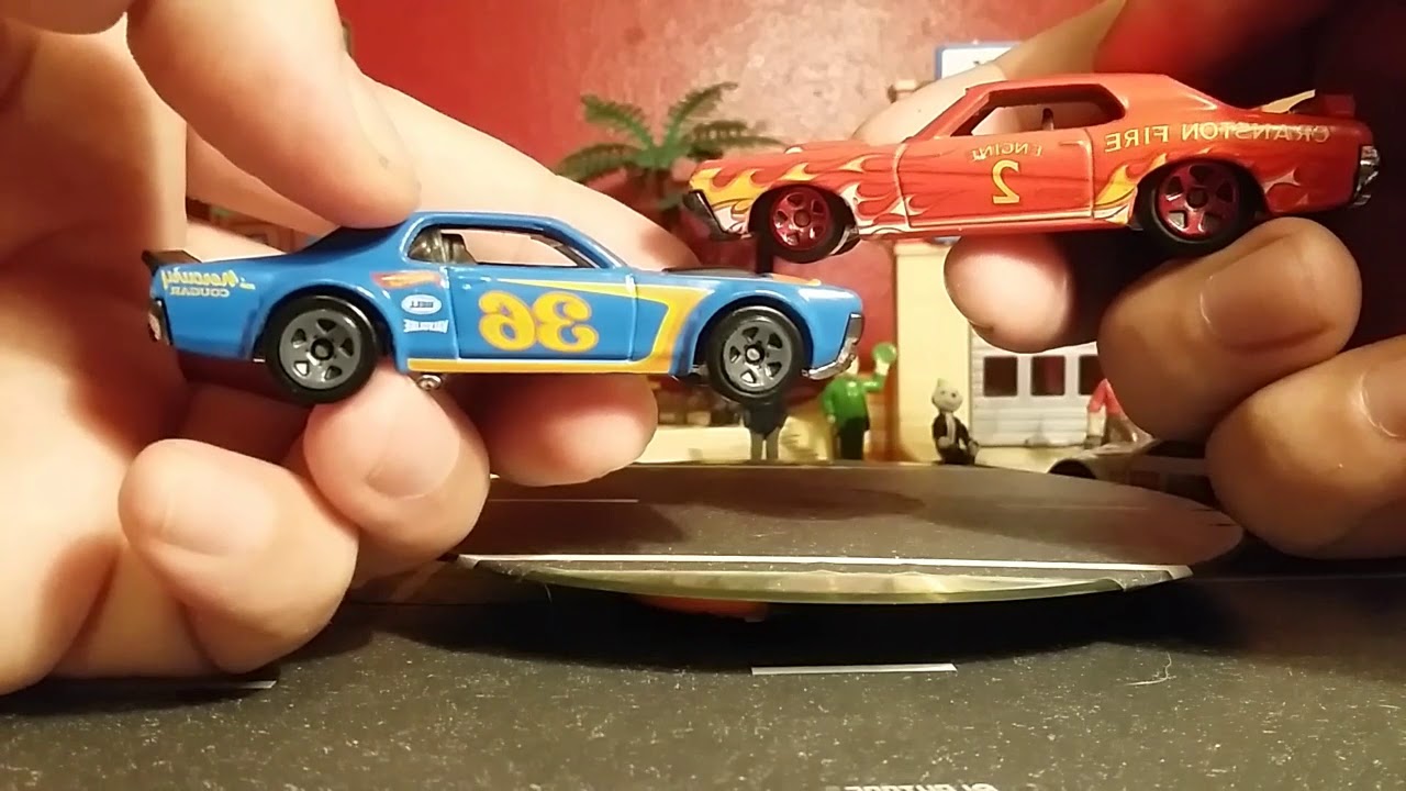 Hot wheels 68 mercury cougar vs 69 mercury cougar eliminator comparison.