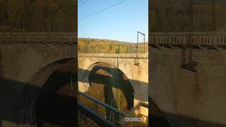 Уральские мосты - виадуки #video #art #мост #осень #урал #красноуфимск #nature #ржд #september