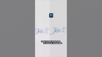 How to Make Degital Signature in Photoshop