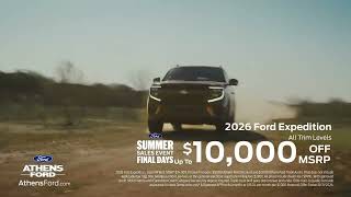 Summer Sales Event Athens Ford SUVs