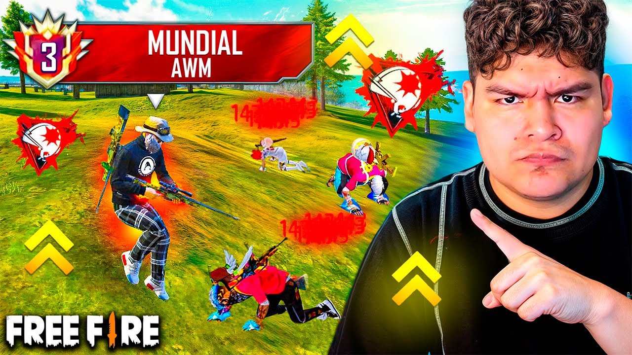 ASÍ LOGRÉ SER TOP 3 de AWM en Free Fire